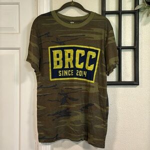 NWT Black Rifle Coffee Company Green Short Sleeve Tee with Crew Neck